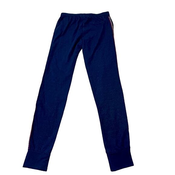 Scotch and Soda Blue Shimmery Jogger Pants Rick Rack Side Seam Kids Size 16 NWT - Picture 2 of 12